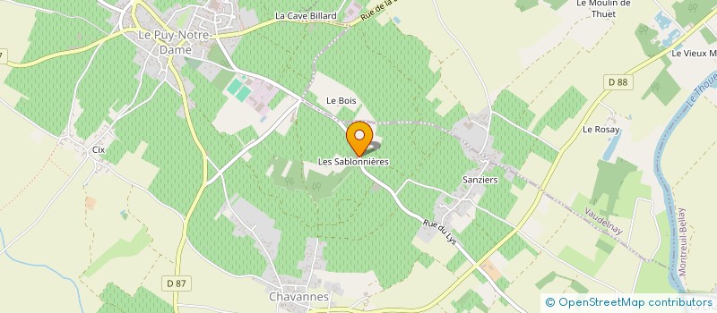 localisation de l'entreprise MONSIEUR BERNARD DEZE à BELLEVIGNE-LES-CHATEAUX