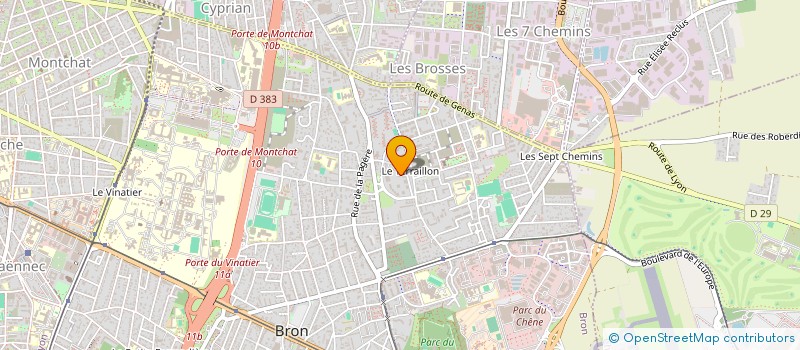 localisation de l'entreprise MONSIEUR BERNARD DHAL à BRON