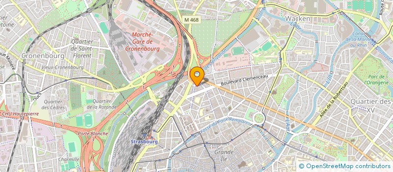 localisation de l'entreprise MONSIEUR BERNARD DHIOS à STRASBOURG