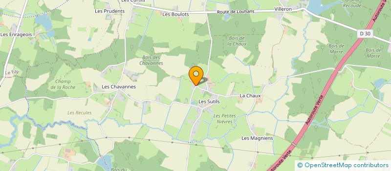 localisation de l'entreprise MONSIEUR BERNARD DI GLERIA  SAVIGNY-EN-REVERMONT