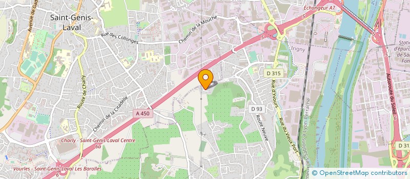 localisation de l'entreprise MONSIEUR BERNARD DI REZZE  IRIGNY