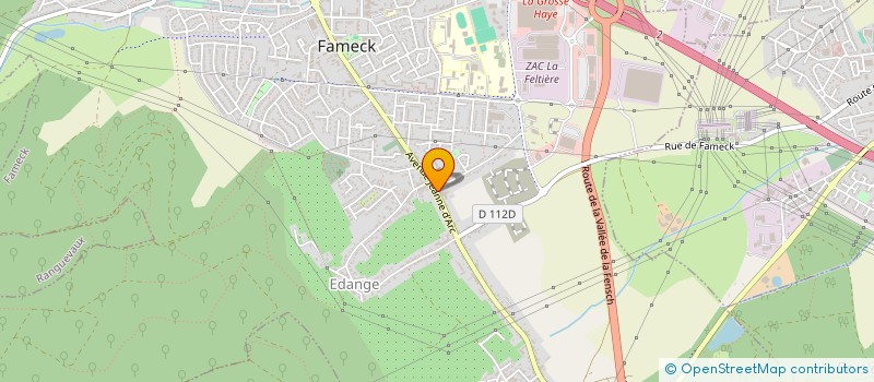 localisation de l'entreprise MONSIEUR BERNARD DIAS GOMES  FAMECK