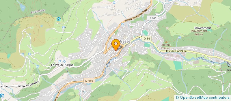 localisation de l'entreprise MONSIEUR BERNARD DIEUDONNE  LA BRESSE