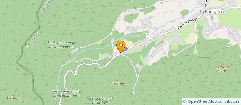 localisation de l'entreprise MONSIEUR BERNARD DION  LA BOURGONCE