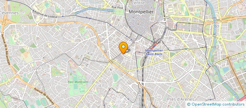 localisation de l'entreprise MONSIEUR BERNARD DITISHEIM  MONTPELLIER