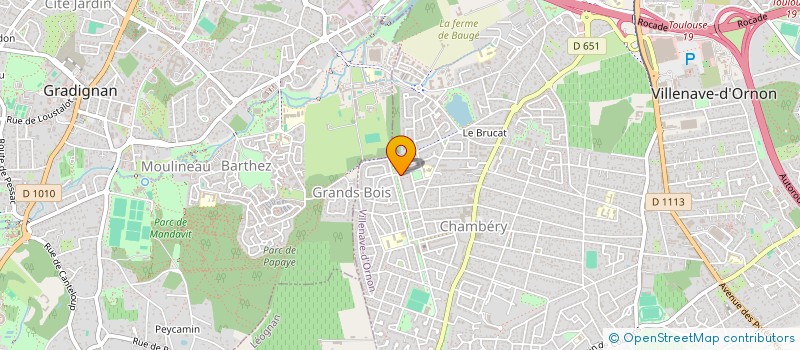 localisation de l'entreprise MONSIEUR BERNARD DOBRZELEWSKI  VILLENAVE-D'ORNON