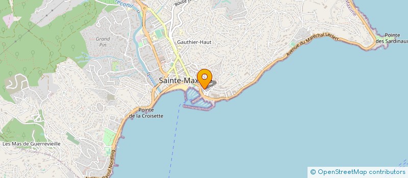 localisation de l'entreprise MONSIEUR BERNARD DOMINGUES à SAINTE-MAXIME