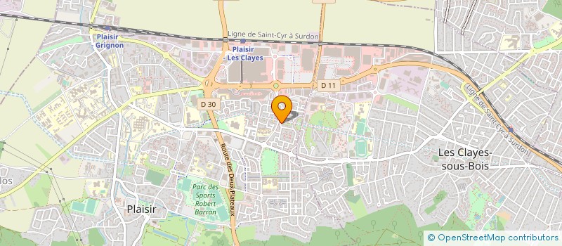 localisation de l'entreprise MONSIEUR BERNARD DONNOU à PLAISIR