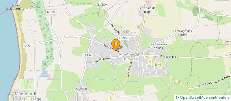 localisation de l'entreprise MONSIEUR BERNARD DOUASBIN  HAUTEVILLE-SUR-MER