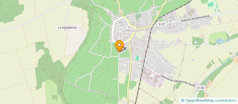 localisation de l'entreprise MONSIEUR BERNARD DOUBLET  BLANCS-COTEAUX