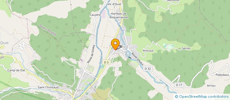 localisation de l'entreprise MONSIEUR BERNARD DOUGNAC-GALANT à SEIX