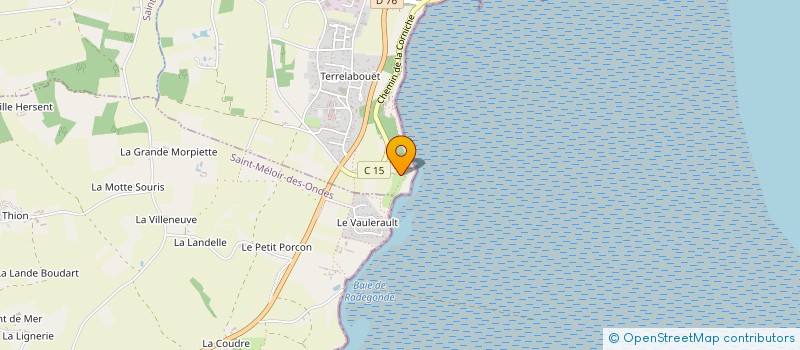 localisation de l'entreprise MONSIEUR BERNARD DOURDAIN  CANCALE