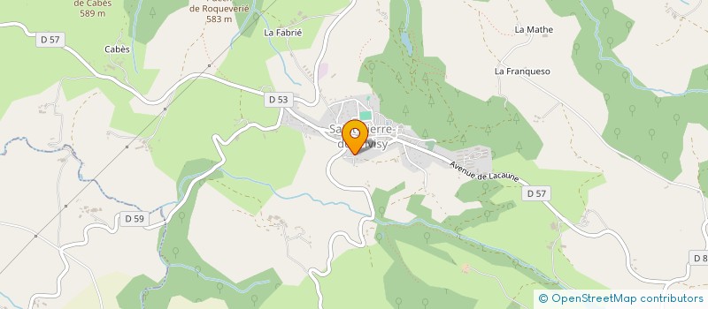 localisation de l'entreprise MONSIEUR BERNARD DOUREL  LACAZE