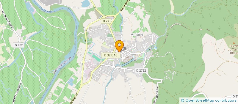 localisation de l'entreprise MONSIEUR BERNARD DOUSSIERE  ANIANE
