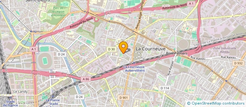 localisation de l'entreprise MONSIEUR BERNARD DOV MELLOUL à LA COURNEUVE