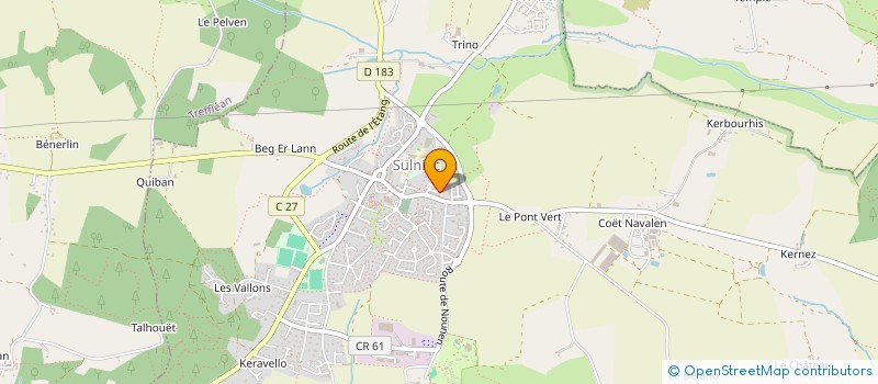 localisation de l'entreprise MONSIEUR BERNARD DREAN  SULNIAC