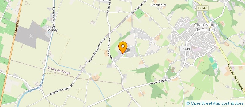 localisation de l'entreprise MONSIEUR BERNARD DREVET à CHATUZANGE-LE-GOUBET