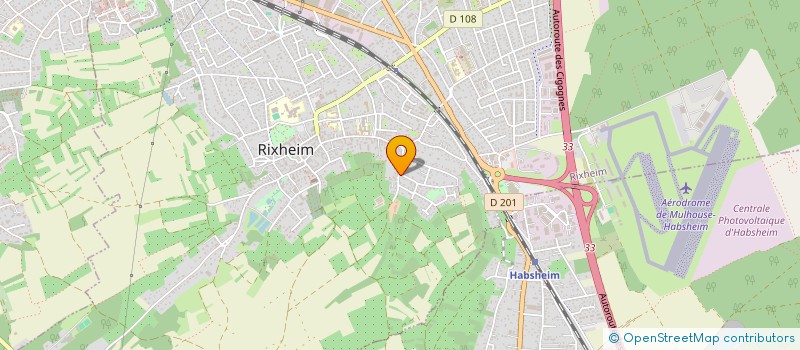 localisation de l'entreprise MONSIEUR BERNARD DREYER  RIXHEIM