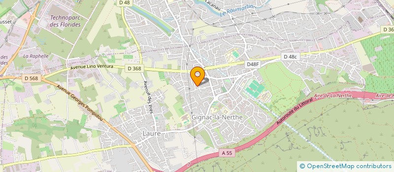 localisation de l'entreprise MONSIEUR BERNARD DRILLAT à GIGNAC-LA-NERTHE