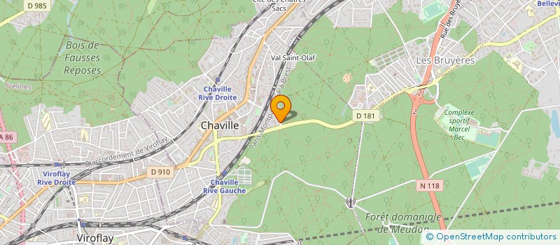 localisation de l'entreprise MONSIEUR BERNARD DROUHIN à CHAVILLE