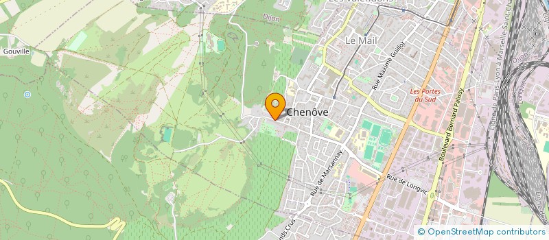 localisation de l'entreprise MONSIEUR BERNARD DROUIN  CHENOVE