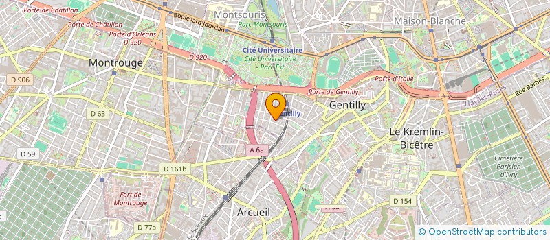 localisation de l'entreprise MONSIEUR BERNARD DROUIN à GENTILLY