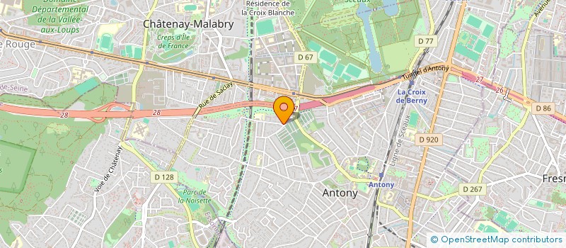 localisation de l'entreprise MONSIEUR BERNARD DRUET à ANTONY