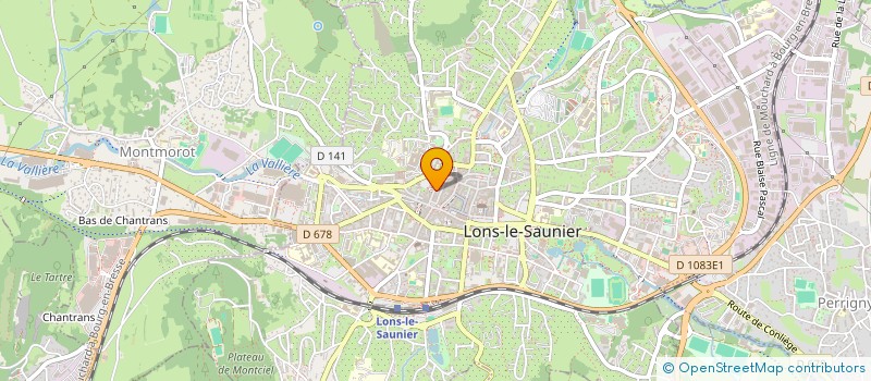 localisation de l'entreprise MONSIEUR BERNARD DUBETIER  LONS-LE-SAUNIER