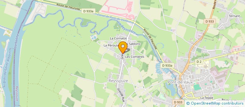 localisation de l'entreprise MONSIEUR BERNARD DUBOIS  REYSSOUZE