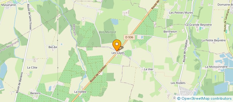 localisation de l'entreprise MONSIEUR BERNARD DUBOST  RELEVANT