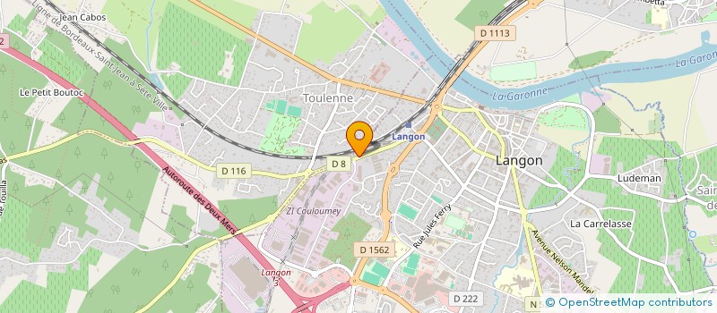 localisation de l'entreprise MONSIEUR BERNARD DUBOURDIEU à LANGON
