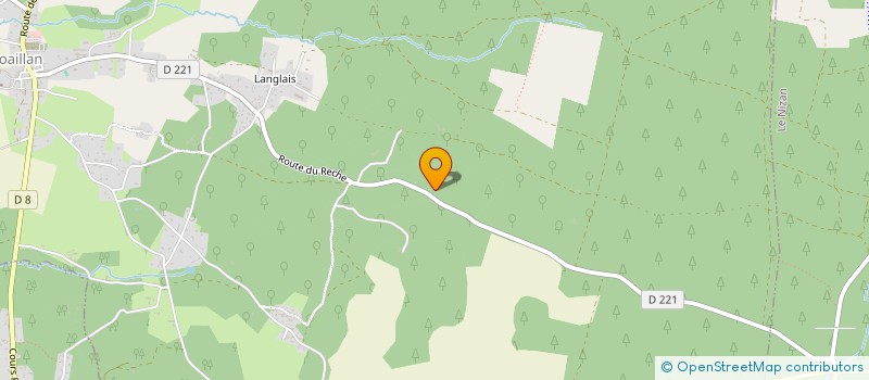 localisation de l'entreprise MONSIEUR BERNARD DUBOURG  NOAILLAN