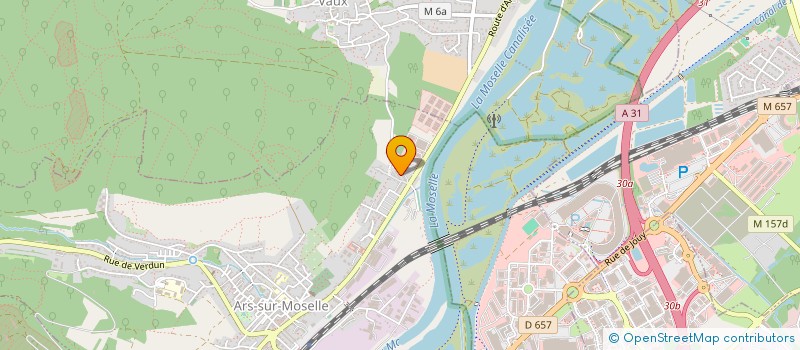 localisation de l'entreprise MONSIEUR BERNARD DUBUY  ARS-SUR-MOSELLE