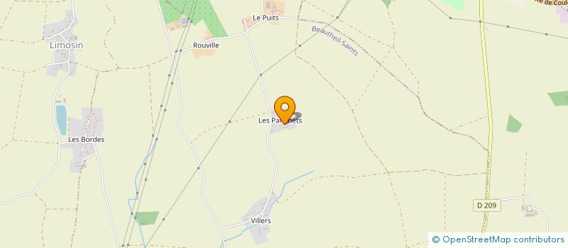 localisation de l'entreprise MONSIEUR BERNARD DUCA  BEAUTHEIL-SAINTS