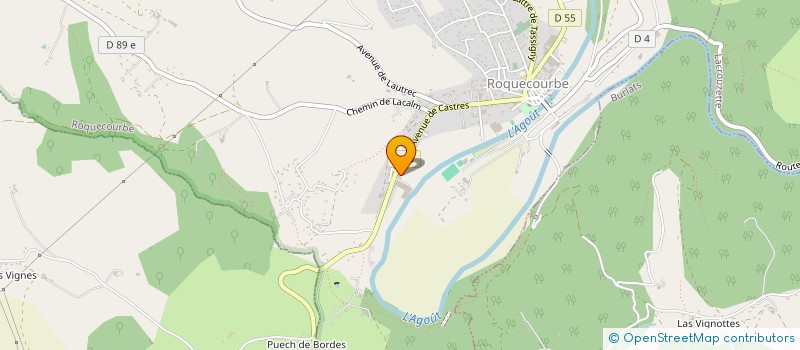 localisation de l'entreprise MONSIEUR BERNARD DUCAMIN à ROQUECOURBE