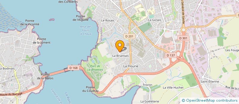 localisation de l'entreprise MONSIEUR BERNARD DUCHAMP à SAINT-MALO