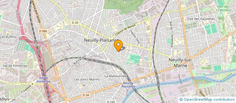 localisation de l'entreprise MONSIEUR BERNARD DUCHAUSSOY à NEUILLY-PLAISANCE