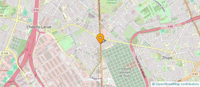 localisation de l'entreprise MONSIEUR BERNARD DUCHENNE  CHEVILLY-LARUE