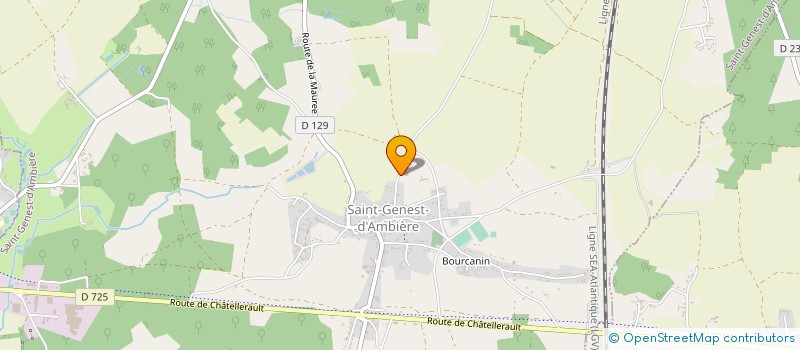 localisation de l'entreprise MONSIEUR BERNARD DUCHESNES à SAINT-GENEST-D'AMBIERE