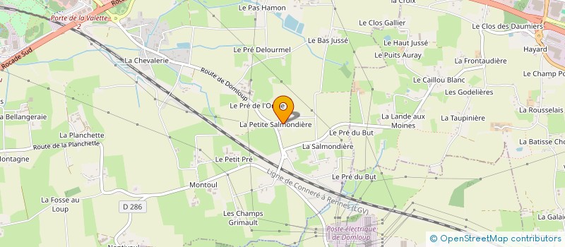 localisation de l'entreprise MONSIEUR BERNARD DUCLOS à CESSON-SEVIGNE