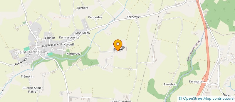 localisation de l'entreprise MONSIEUR BERNARD DUCLOS  SAINT-BARTHELEMY