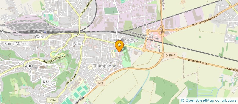 localisation de l'entreprise MONSIEUR BERNARD DUCLOS à LAON