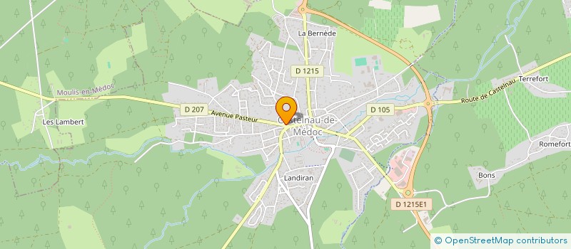 localisation de l'entreprise MONSIEUR BERNARD DUCOURNEAU  CASTELNAU-DE-MEDOC