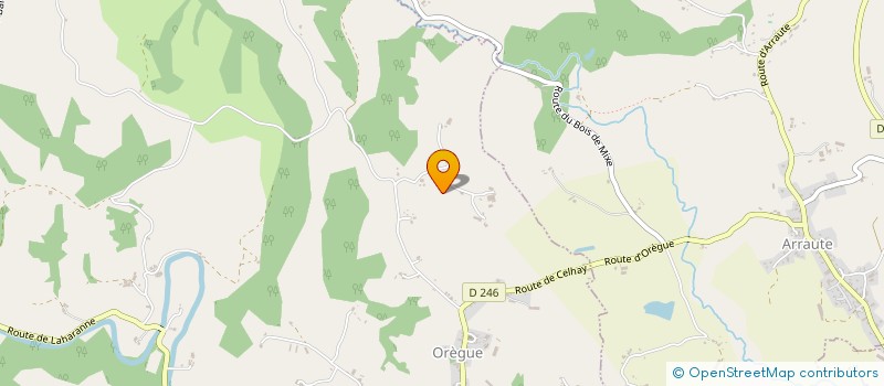 localisation de l'entreprise MONSIEUR BERNARD DUFAU  ARRAUTE-CHARRITTE