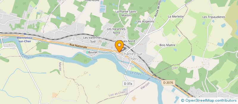 localisation de l'entreprise MONSIEUR BERNARD DUFOUR à CHATRES-SUR-CHER