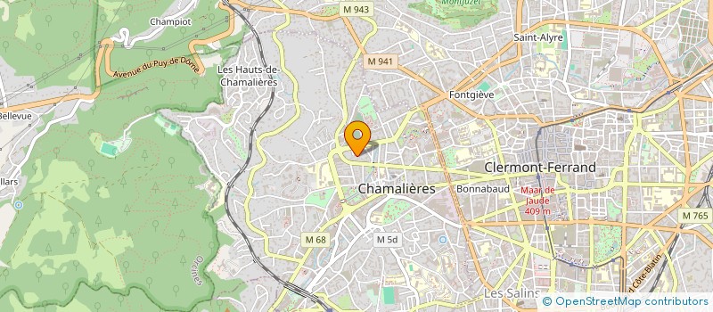 localisation de l'entreprise MONSIEUR BERNARD DUHOT à CHAMALIERES