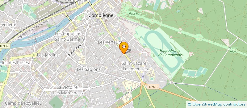 localisation de l'entreprise MONSIEUR BERNARD DUJOUR  COMPIEGNE