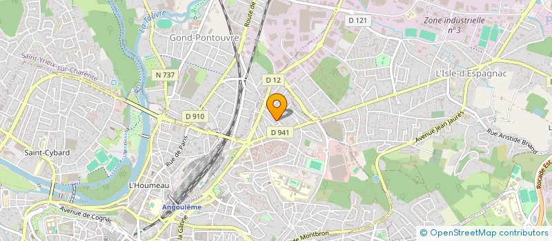 localisation de l'entreprise MONSIEUR BERNARD DUMAINE à ANGOULEME