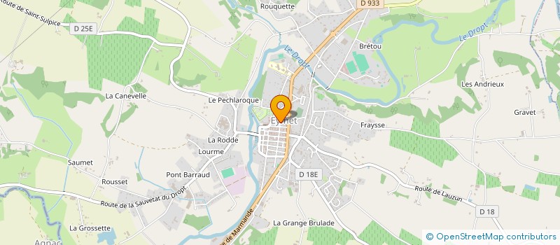 localisation de l'entreprise MONSIEUR BERNARD DUMEIGE  EYMET