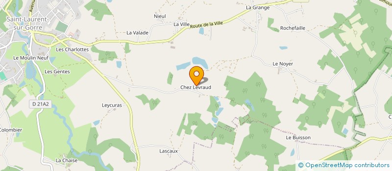 localisation de l'entreprise MONSIEUR BERNARD DUMOND à SAINT-LAURENT-SUR-GORRE